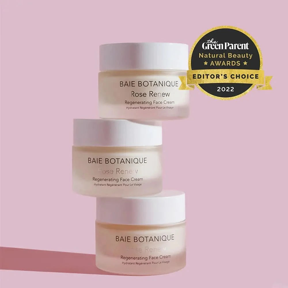 Rose Renew Face Cream Moisturiser Baie Botanique