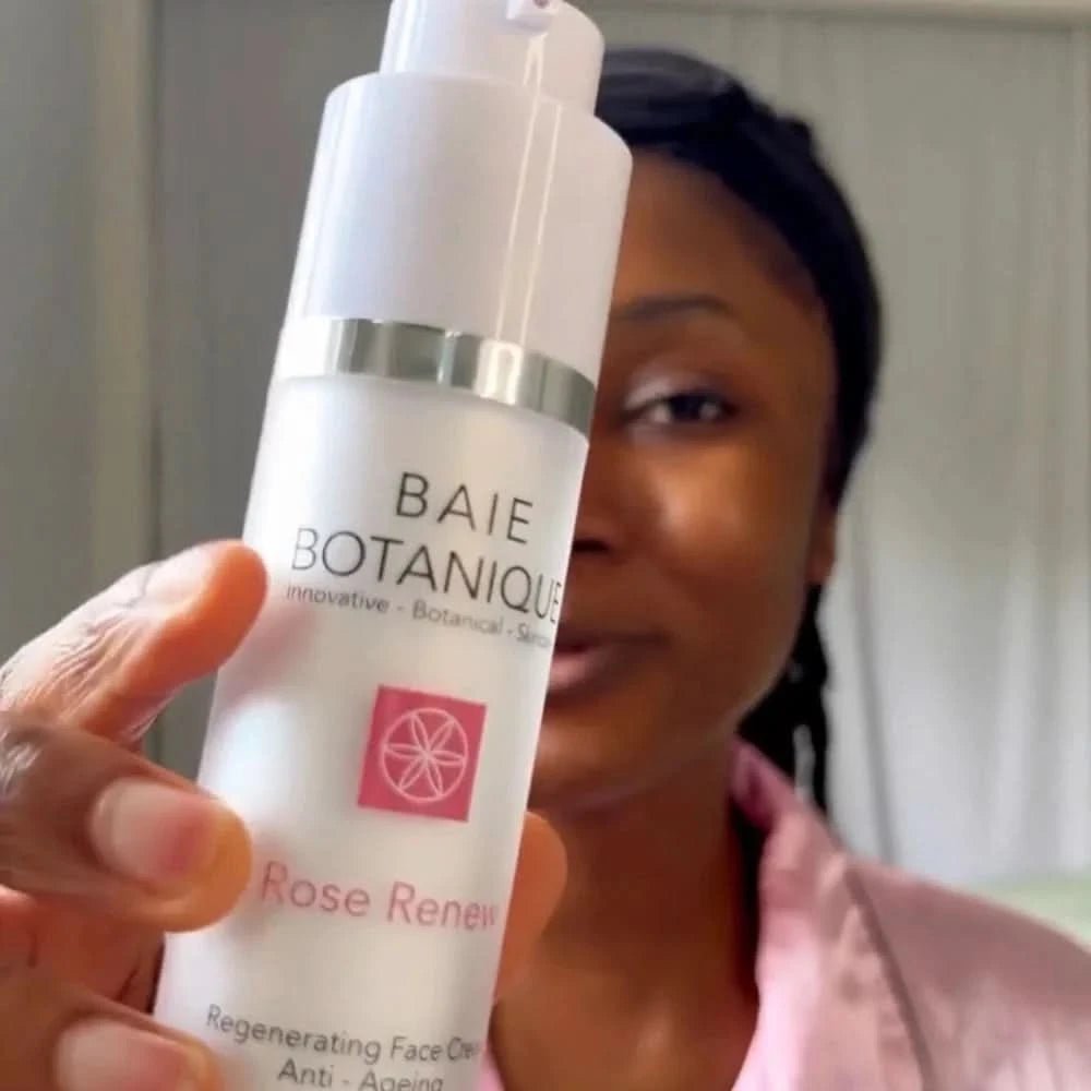 Rose Renew Face Cream Moisturiser Baie Botanique