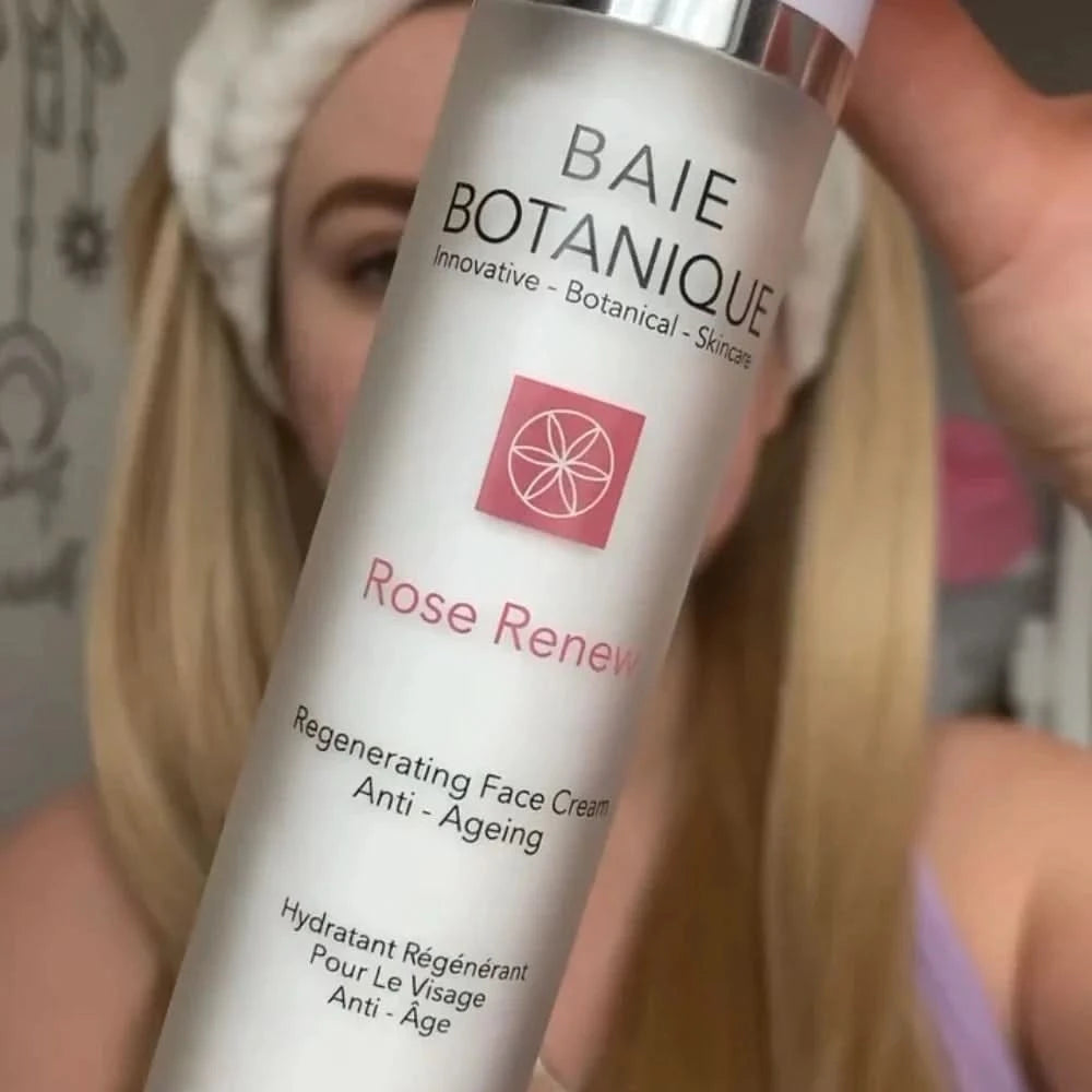 Rose Renew Face Cream Moisturiser Baie Botanique