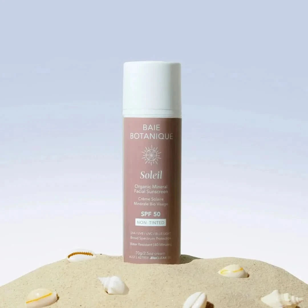 Baie Botanique Soleil Facial Sunscreen Sunscreen Baie Botanique™ | Organic and Vegan Skincare Non-Tinted 70g