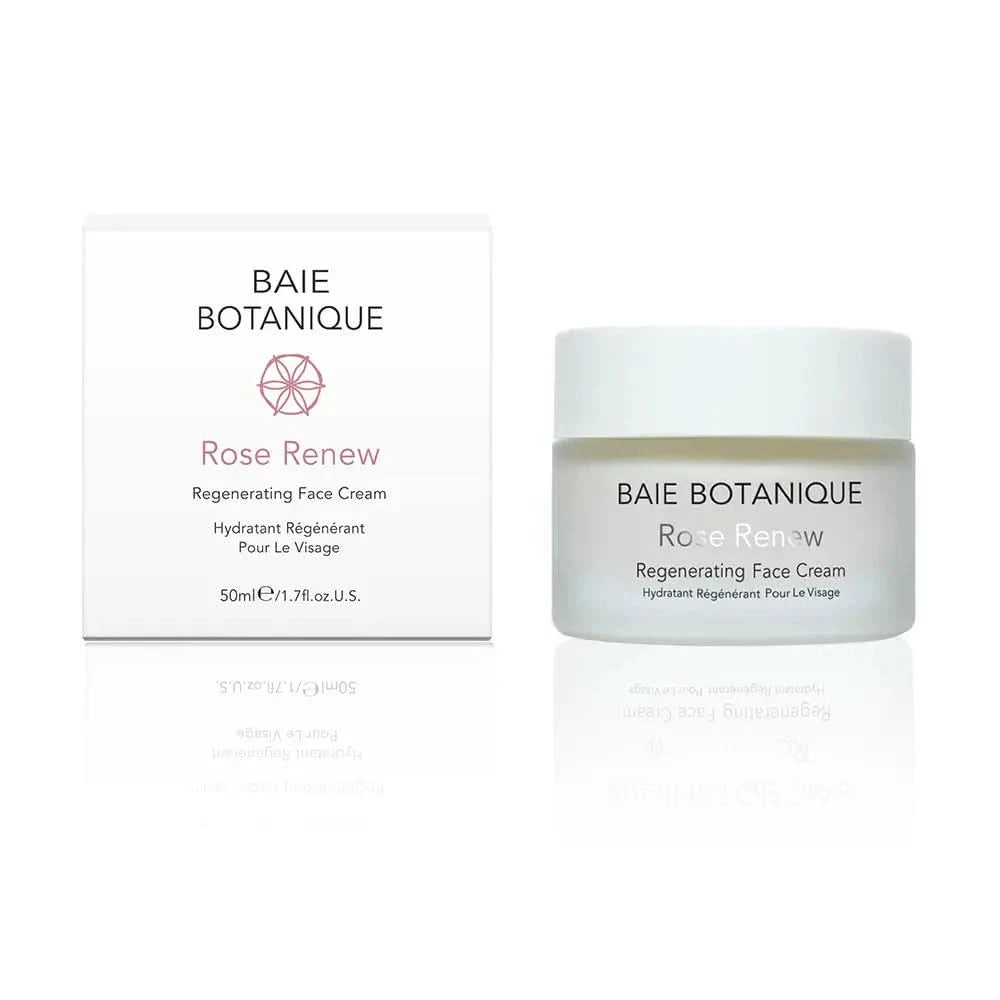 Rose Renew Face Cream Moisturiser Baie Botanique 50ml