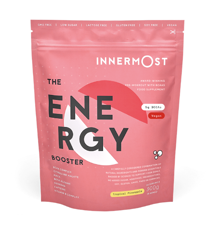 The Energy Booster. Award winning pre-workout.  Formulated to raise energy, improve stamina and to help push yourself further.
