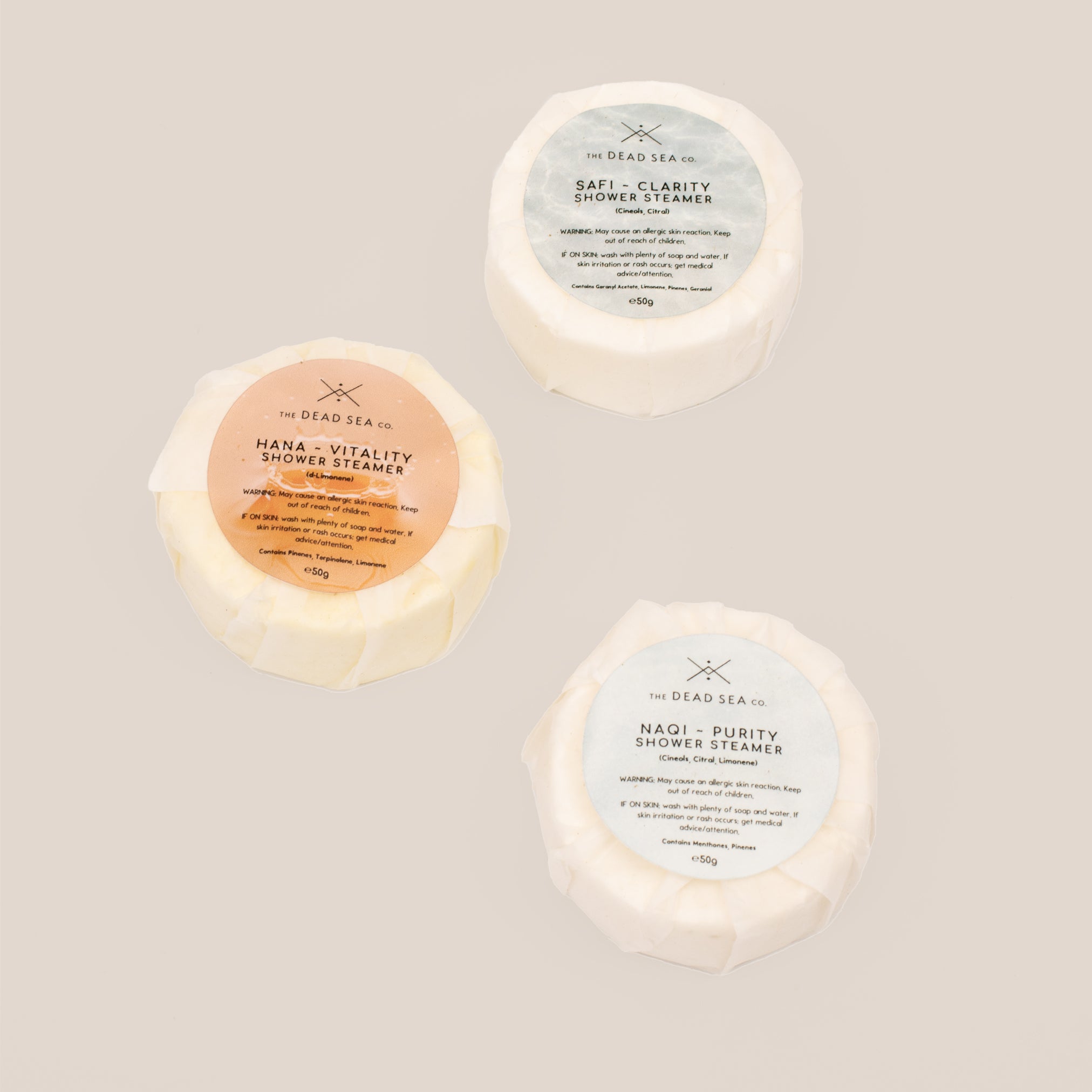AROMATHERAPY HAMMAM SHOWER STEAMER TRIO