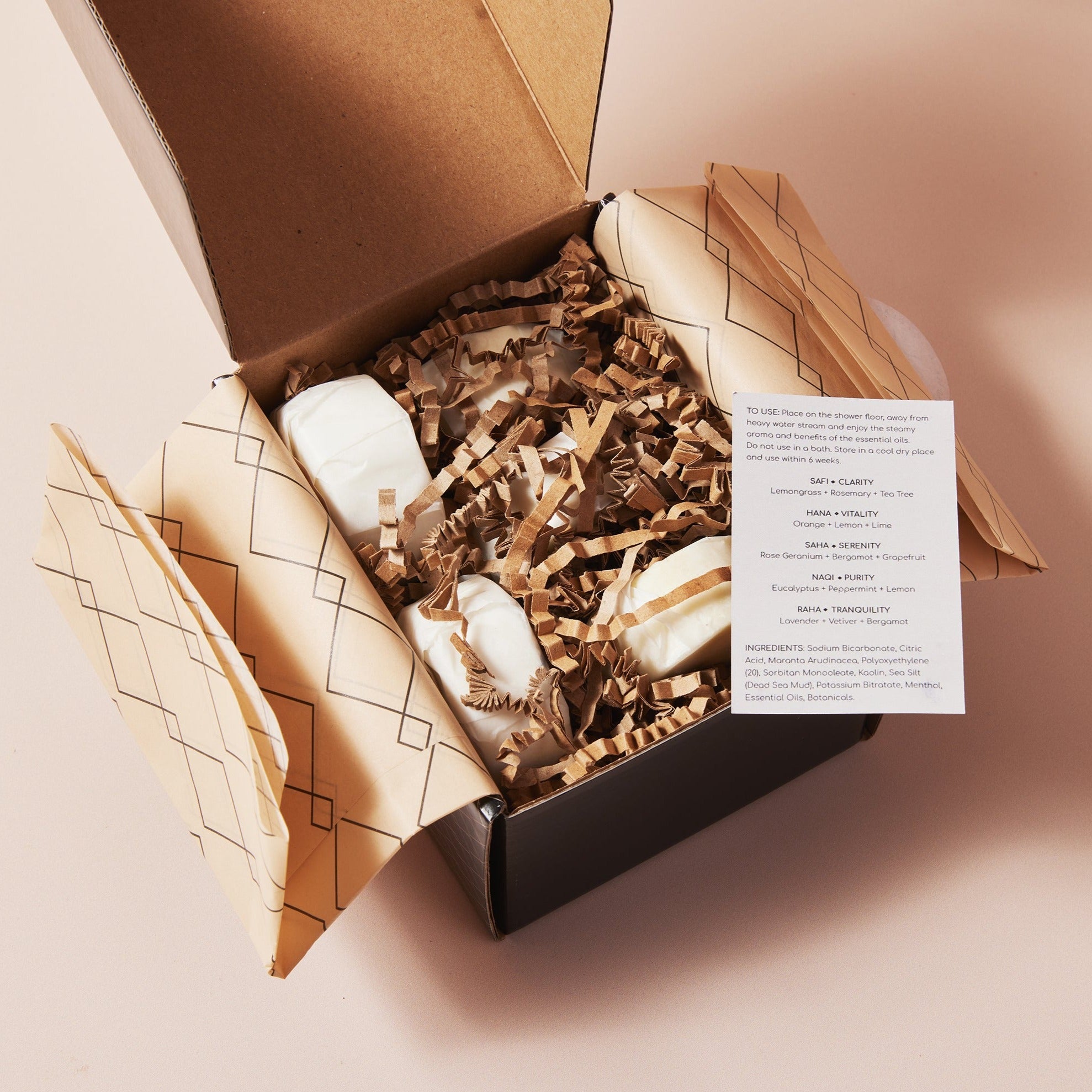 AROMATHERAPY HAMMAM SHOWER STEAMER TRIO