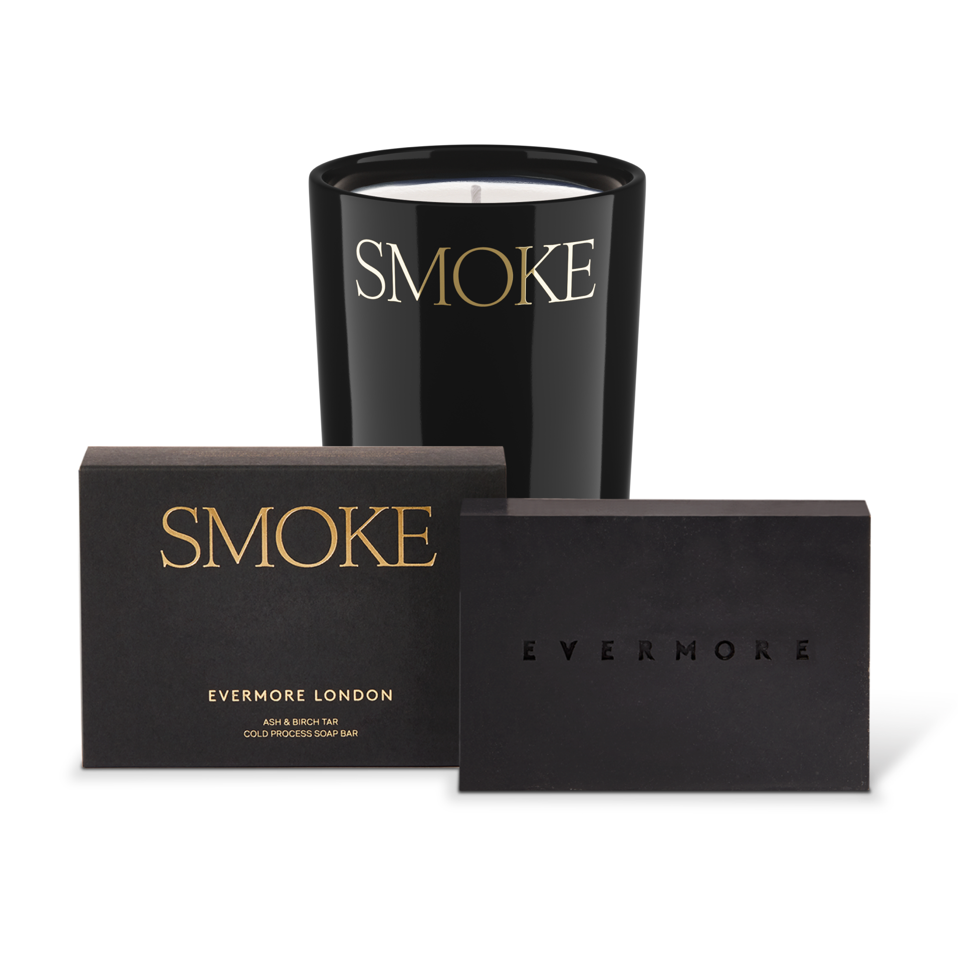 Evermore Smoke Candle and Soap Bundle