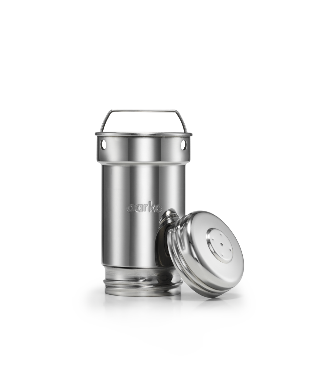 Aarke Purifier refillable stainless steel filter cartridgeAarke Purifier Large water filter jug filter cartridge in stainless steel