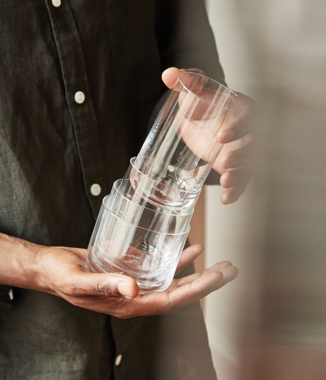 Aarke Crystal Nesting Glasses