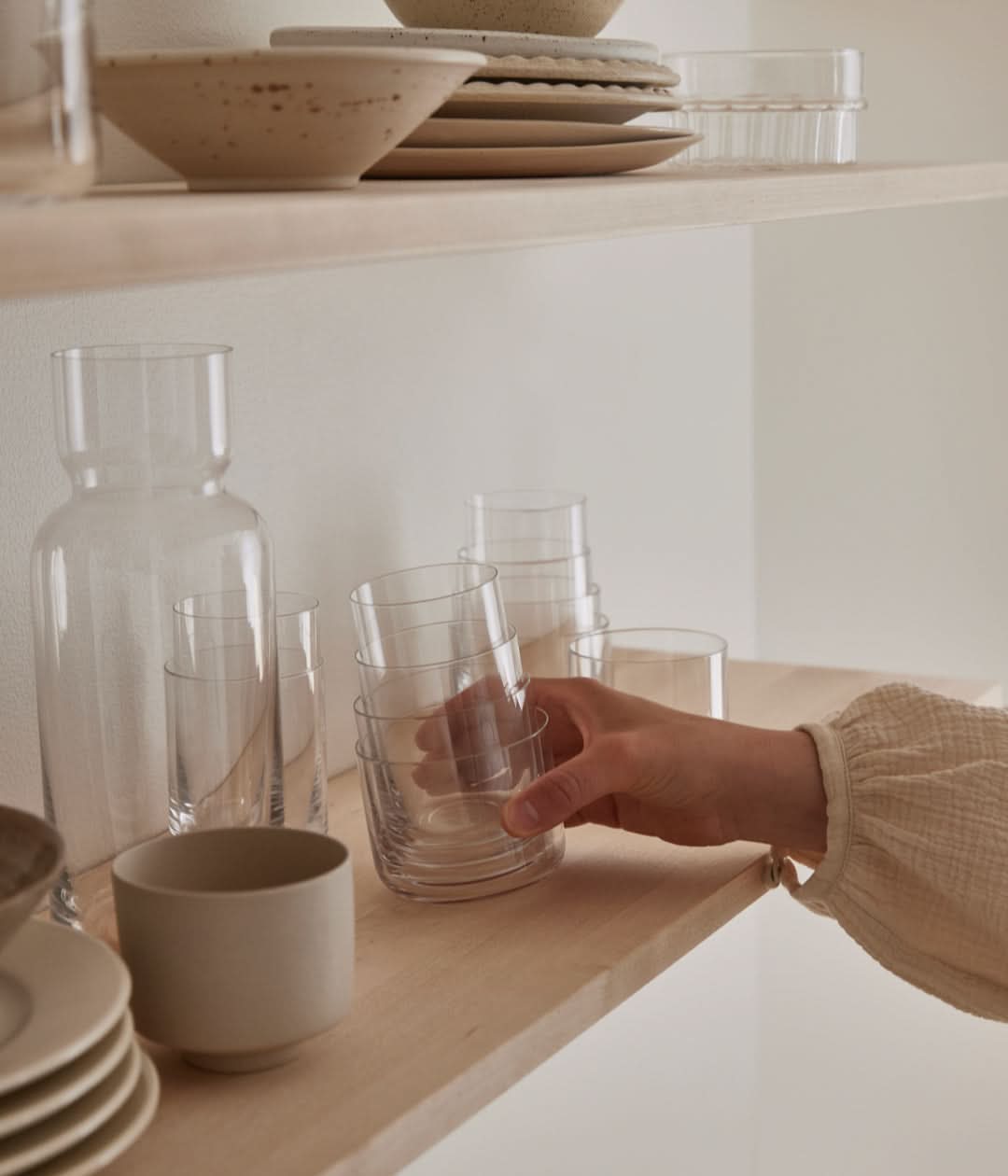 Aarke Crystal Nesting Glasses
