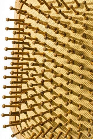 Bamboo Paddle Hair Brush (Square Head)