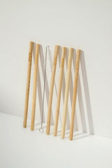 Bamboo Drinking Straws (6 Straws)