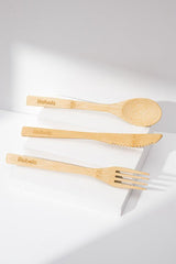 Bamboo Cutlery Set (9 pieces)