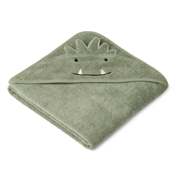 Liewood | Augusta Hooded Towel - Faune Green | A LITTLE FIND