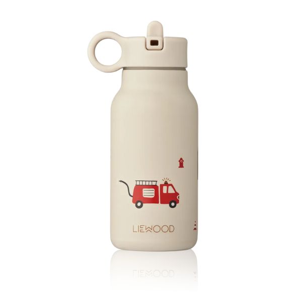 Liewood | Falk Water Bottle - Emergency Vehicle / Sandy | A LITTLE FIND