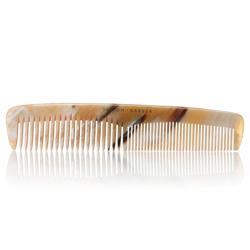 Daimon Barber Horn Double-Tooth Comb