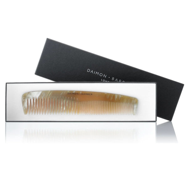 Daimon Barber Horn Double-Tooth Comb