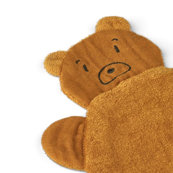 Liewood | Janai Cuddle Cloth 2-Pack - Mr Bear / Golden Caramel | THE FIND