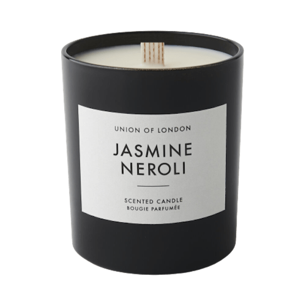 Union Of London | Jasmine Neroli Candle Black - Large | A Little Find