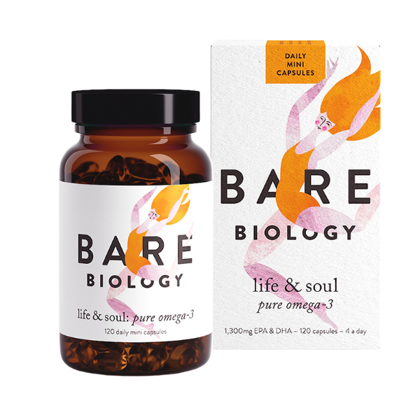 Bare Biology | Life & Soul Omega 3 Mini Capsules | A Little Find