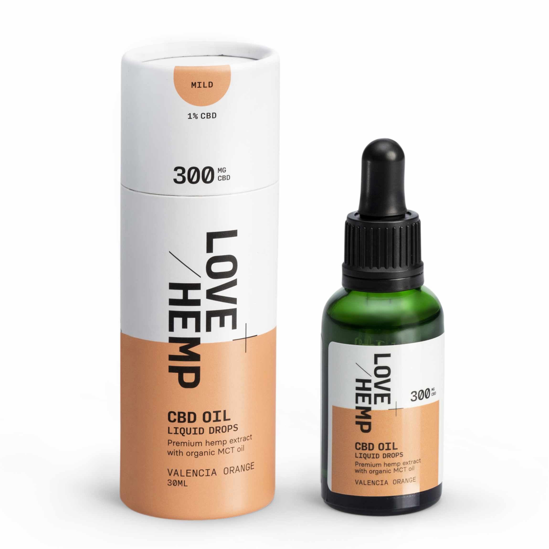 CBD Oil Drops 300mg valencia orange