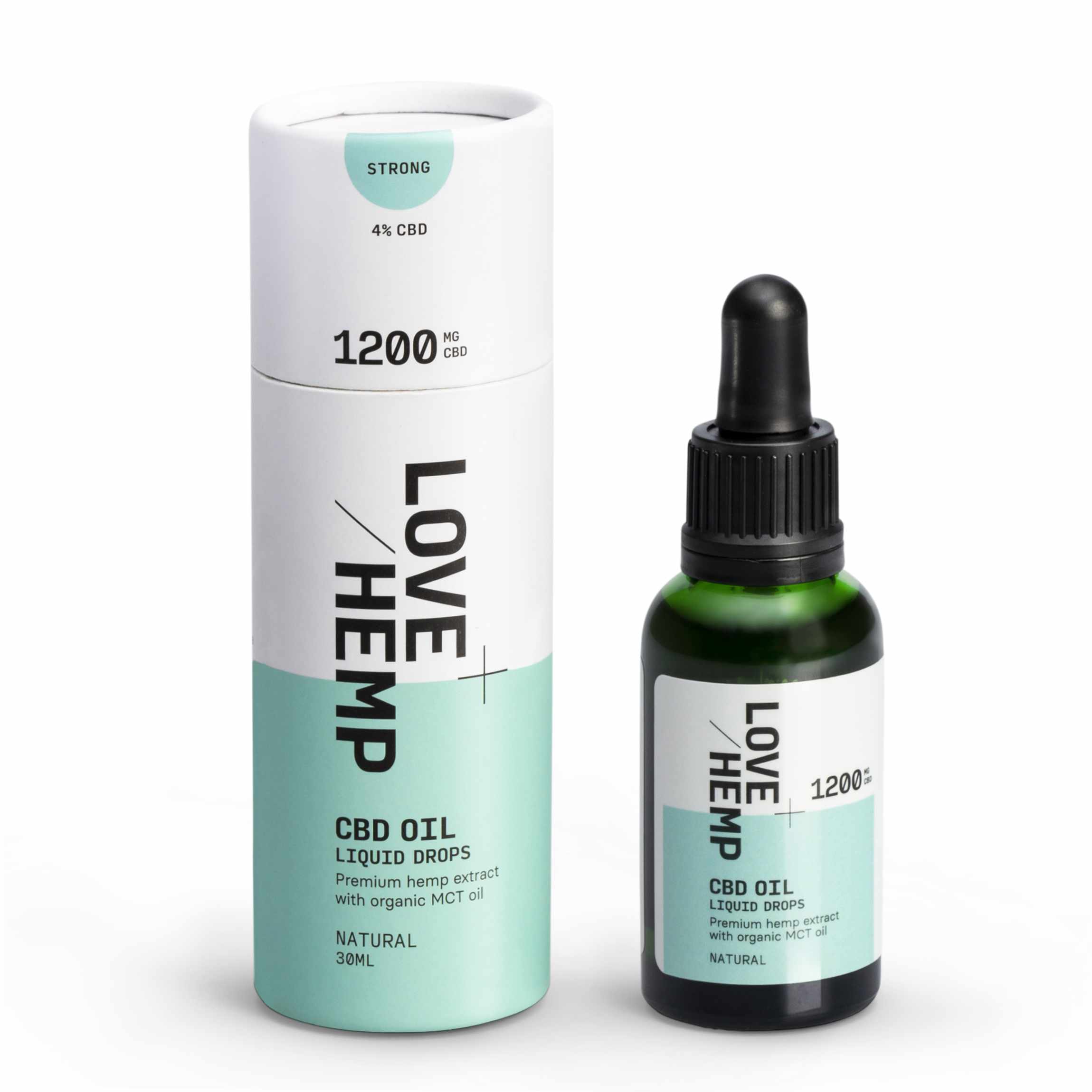 CBD Oil Drops 1200mg natural