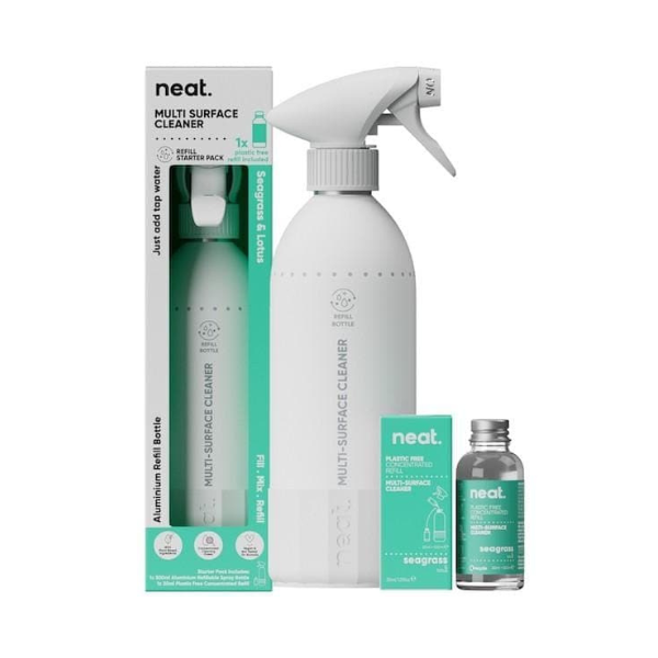 neat | Concentrated Cleaning Refill Starter Pack - Seagrass & Lotus | A Little Find