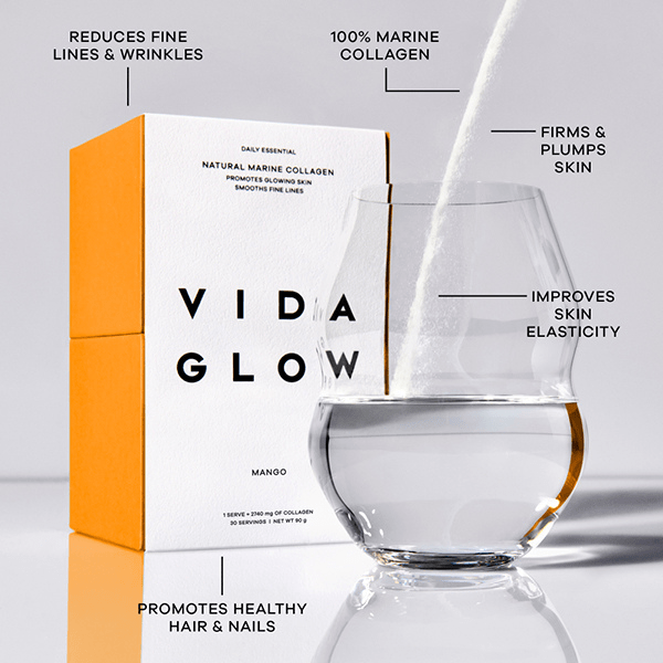 Vida Glow | Natural Marine Collagen - Mango | THE FIND