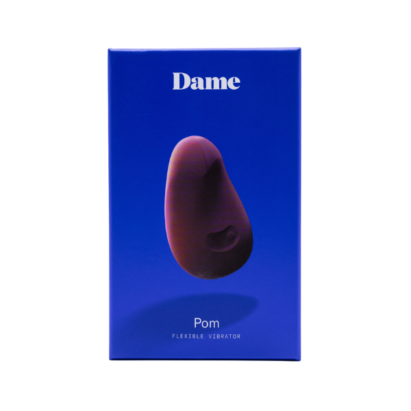 Dame - Pom Flexible Vibrator - Plum - THE FIND