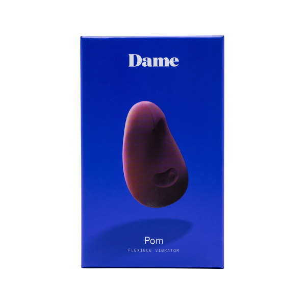 Dame - Pom Flexible Vibrator - Plum - A LITTLE FIND