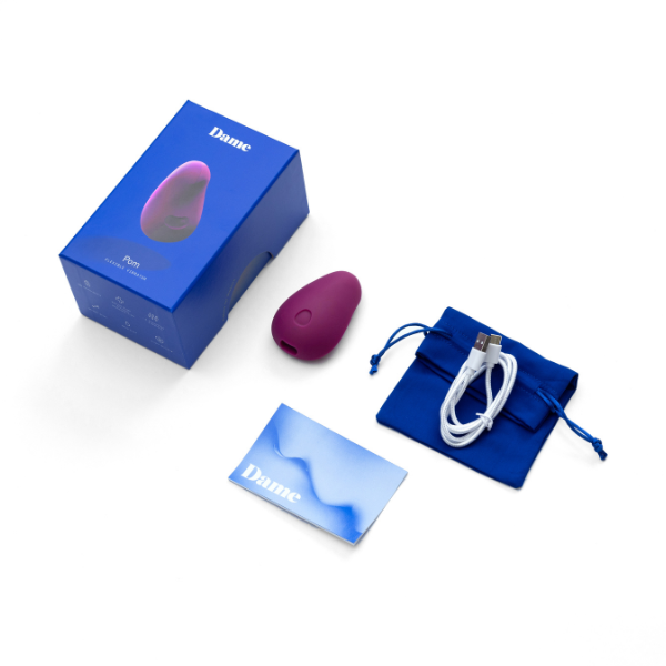 Dame - Pom Flexible Vibrator - Plum - THE FIND