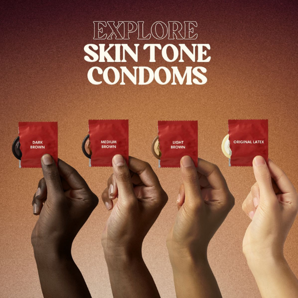 Roam | Skin Tone Condoms - 12 Pack - Light Brown | THE FIND