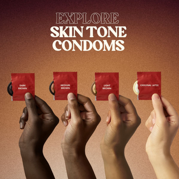 Roam | Skin Tone Condoms - 12 Pack - Medium Brown | A Little Find