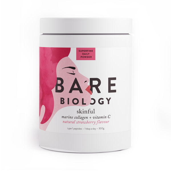 Bare Biology | Skinful Collagen Vitamin C Strawberry | A Little Find