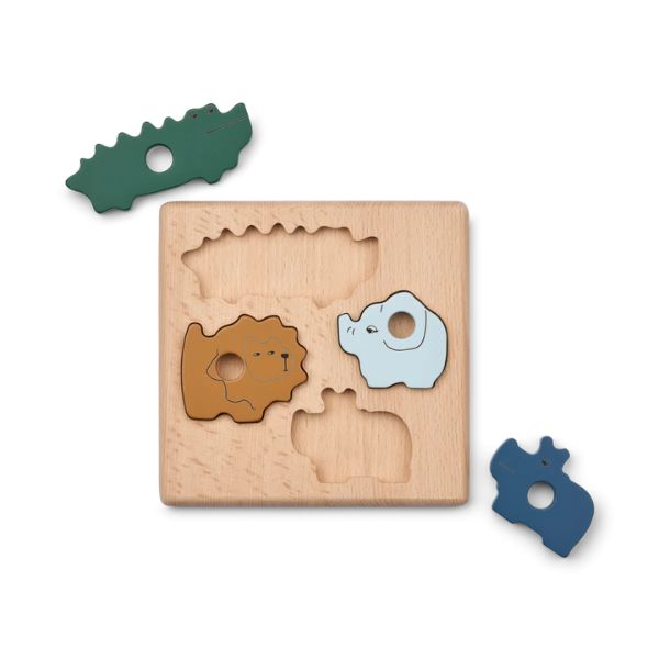 Liewood | Suki Puzzle - Garden Green Multi Mix | THE FIND