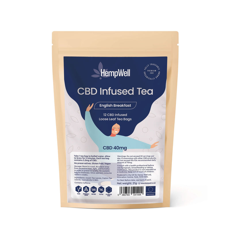 CBD Tea | English Breakfast | 40mg CBD