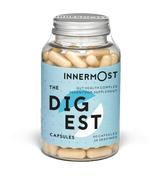 The Digest Capsules. These daily capsules contain probiotics and prebiotics to encourage the growth of good gut bacteria, with digestive enzymes and ginger to improve digestion and reduce bloating.