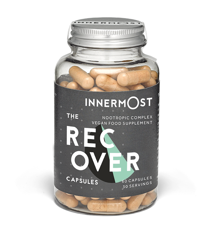 The Recover Capsules. These nootropic capsules contain research-backed ingredients that support the recovery process, reduce inflammation, and regulate hormone activity.