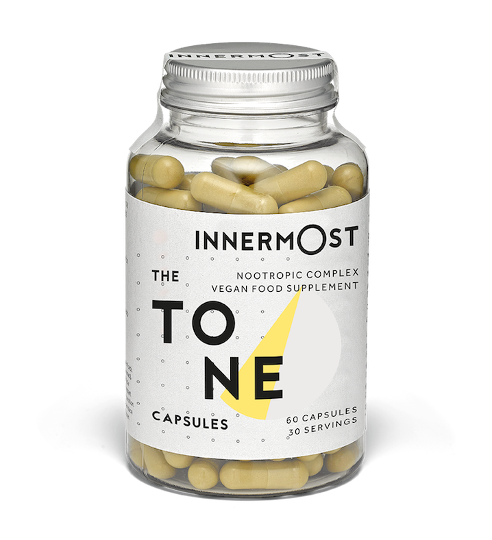 The Tone Capsules. These nootropic capsules contain research-backed ingredients that gently raise your metabolism, reduce cravings and promote sustainable fat-loss.