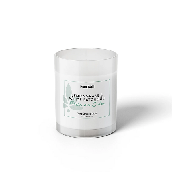 Luxury CBD Candle | Lemongrass with White Patchouli