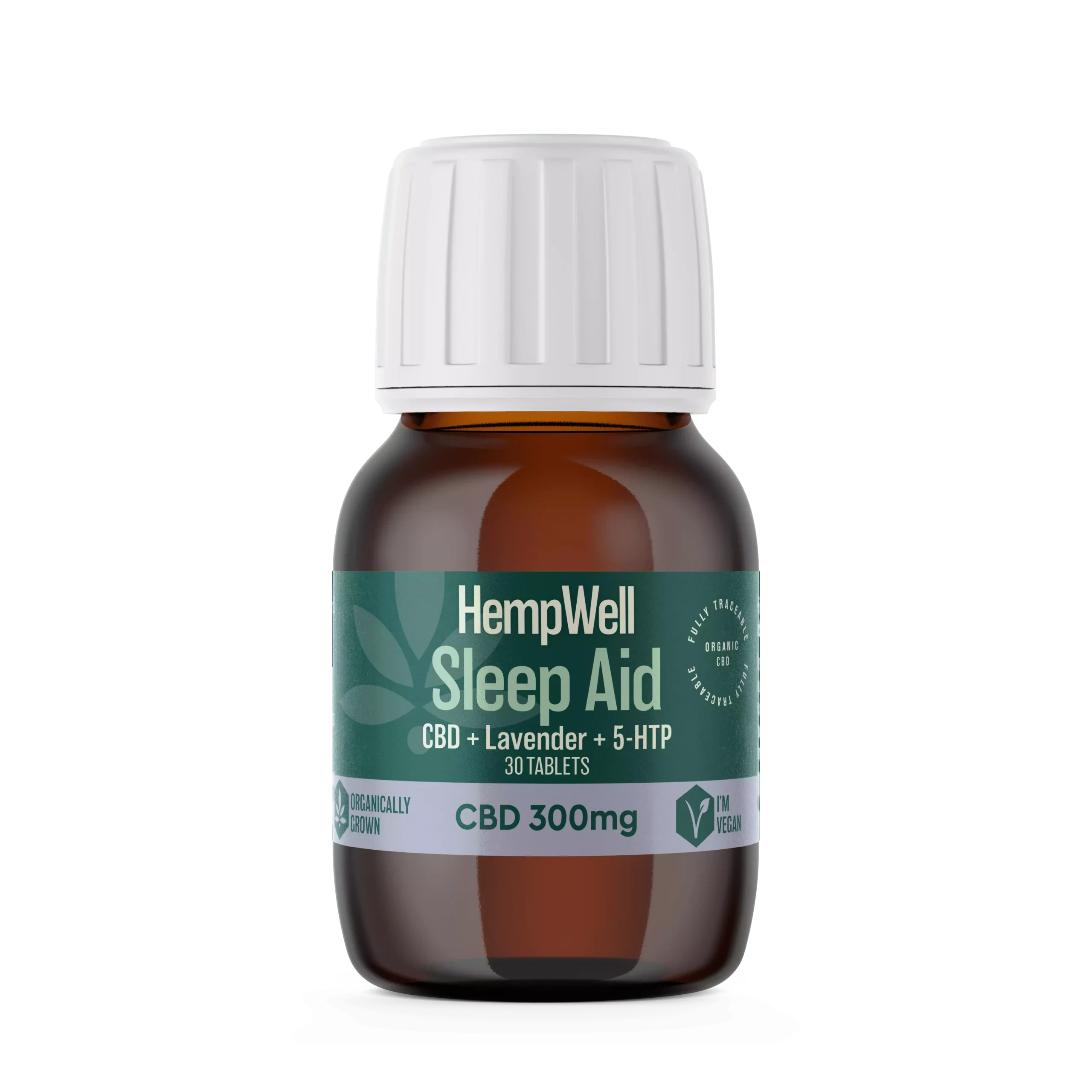 HempWell Sleep Aid CBD Tablets | 300mg CBD | 30 x 10mg Tablets