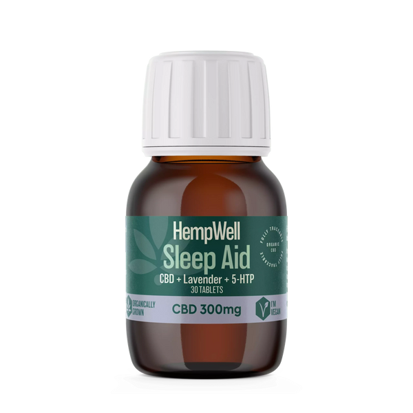 HempWell Sleep Aid CBD Tablets | 300mg CBD | 30 x 10mg Tablets