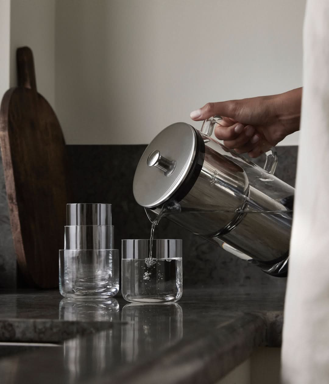 Aarke Purifier in the kitchen