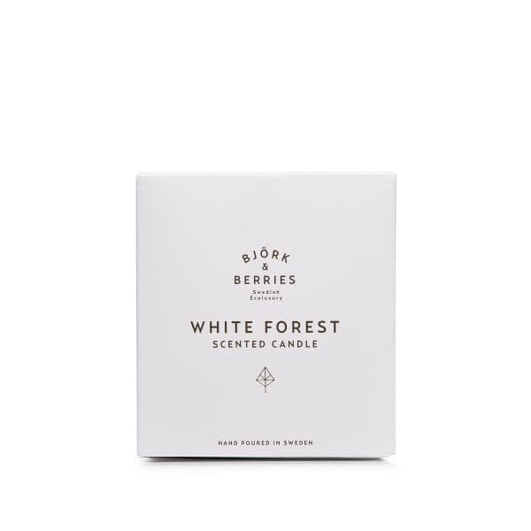 Bjork & Berries | White Forest Scented Candle - 220g | A Little Find