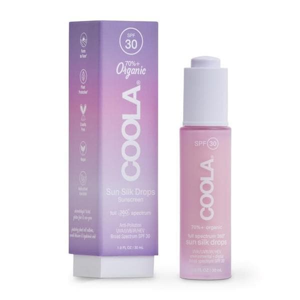 Coola | Sun Silk Drops - Organic Face Sunscreen SPF30 | A Little Find