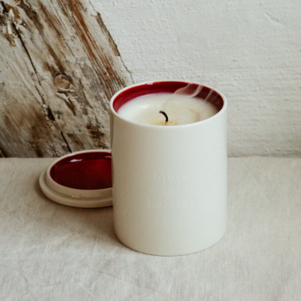  Björk and Berries | Scented Candle Faviken 240g | A Little Find