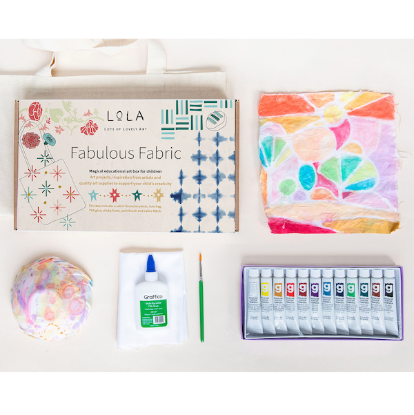 Lots Of Lovely Art | Fabric Art Box | A Little Find