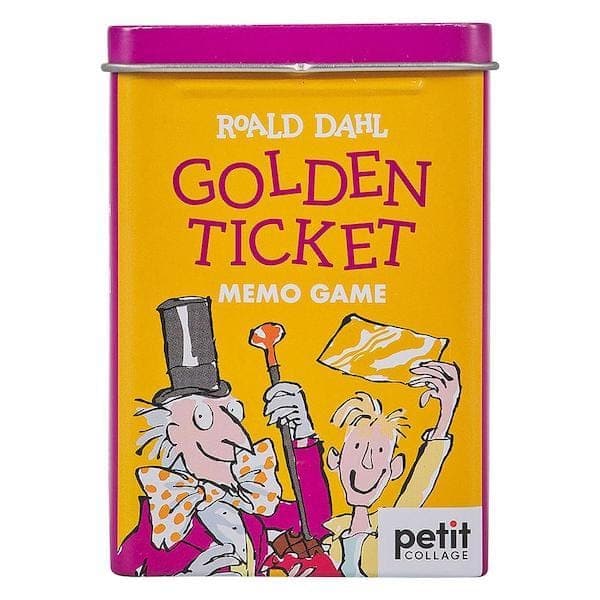  Petit Collage | Roald Dahl Golden Ticket Memory Game | A Little Find
