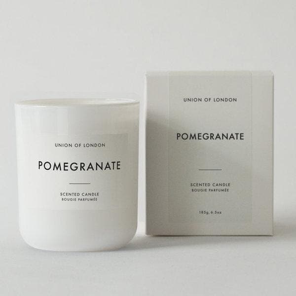 Union Of London | Pomegranate Candle - White | A LITTLE FIND