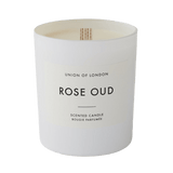 Union Of London | Rose Oud Candle - White - Large | A Little Find