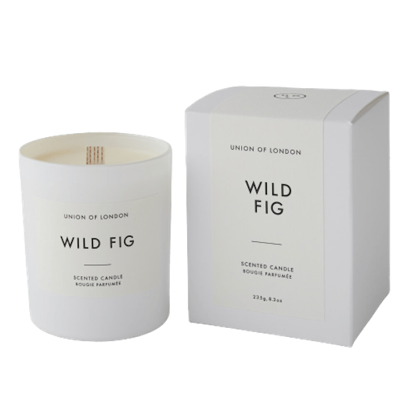 Union Of London | Wild Fig Candle - White - Large | A Little Find