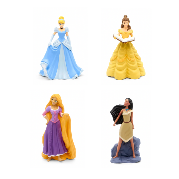 Disney Princess Tonies Bundle - Cinderella, Tangled, Pocahontas, Beauty & the Beast